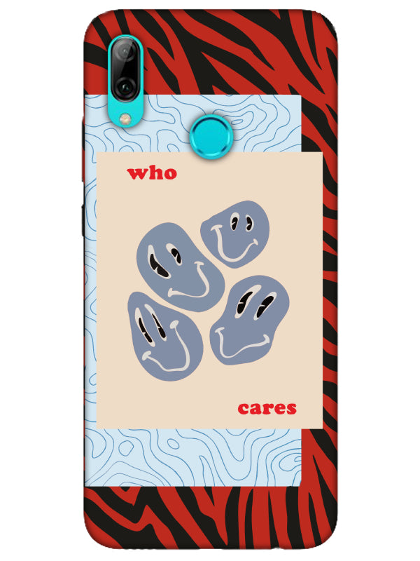 Huawei P Smart 2019 Zebra Who Cares Telefon Kılıfı