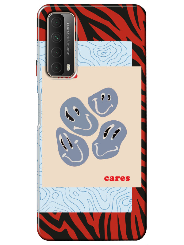 Huawei P Smart 2021 Zebra Who Cares Telefon Kılıfı