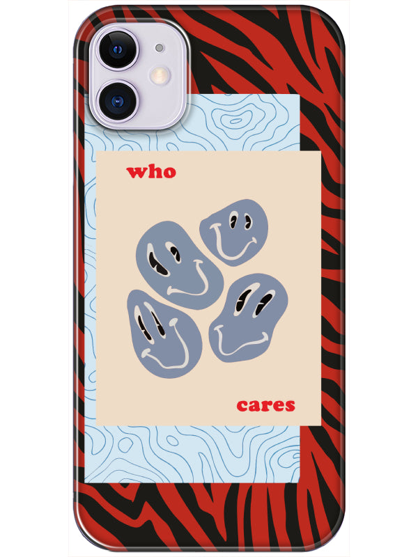 iPhone 11 Zebra Who Cares Telefon Kılıfı