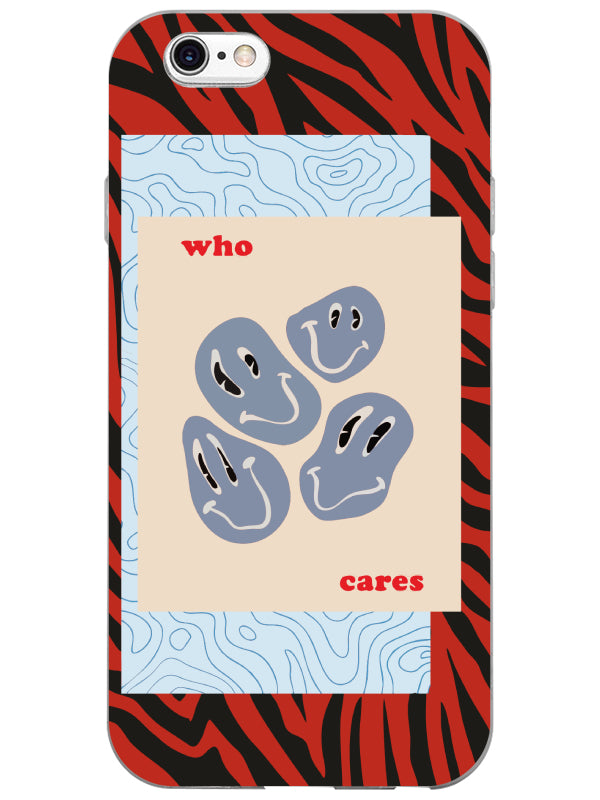 iPhone 6 Plus Zebra Who Cares Telefon Kılıfı