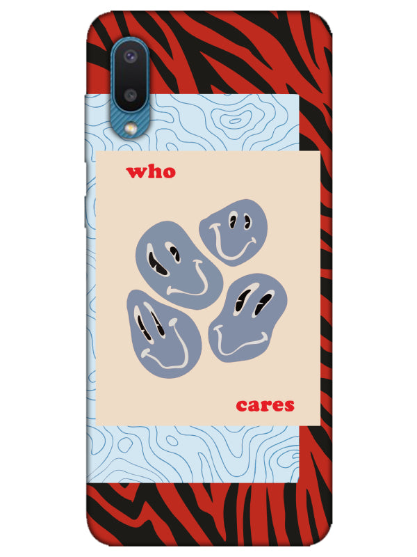 Samsung A02 Zebra Who Cares Telefon Kılıfı