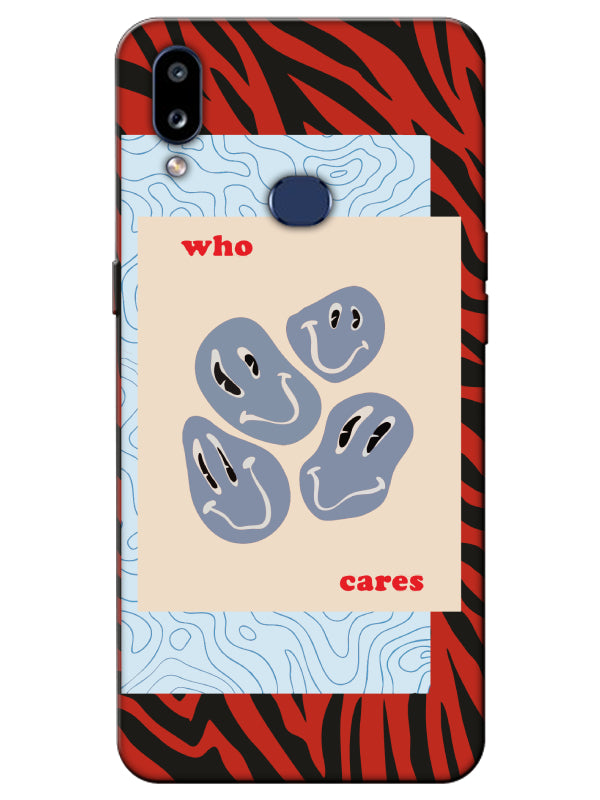 Samsung A10S Zebra Who Cares Telefon Kılıfı
