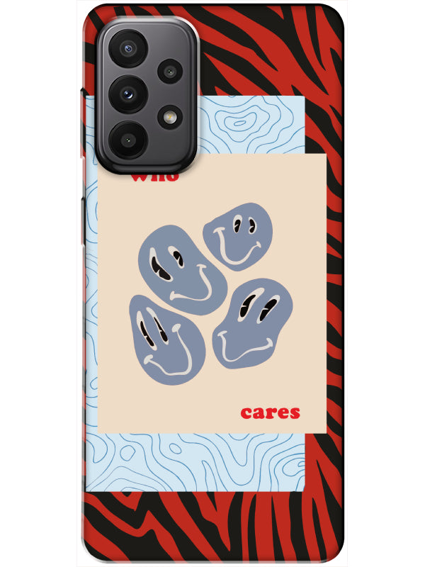 Samsung A23 Zebra Who Cares Telefon Kılıfı