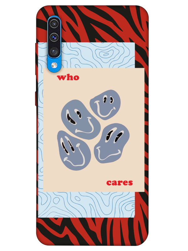Samsung A30S Zebra Who Cares Telefon Kılıfı