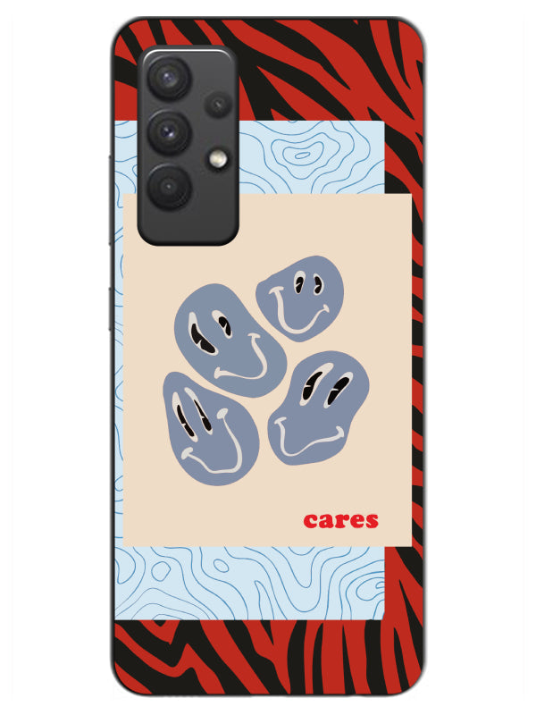 Samsung A32 Zebra Who Cares Telefon Kılıfı