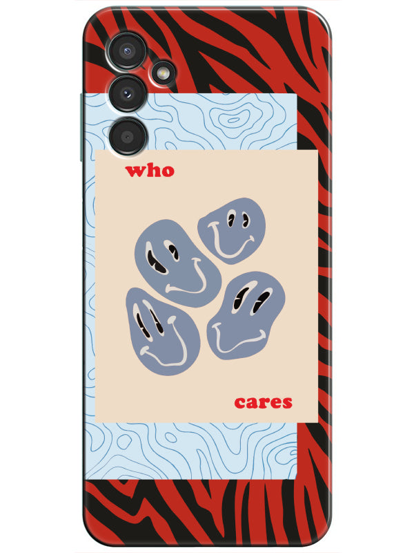 Samsung A34 Zebra Who Cares Telefon Kılıfı