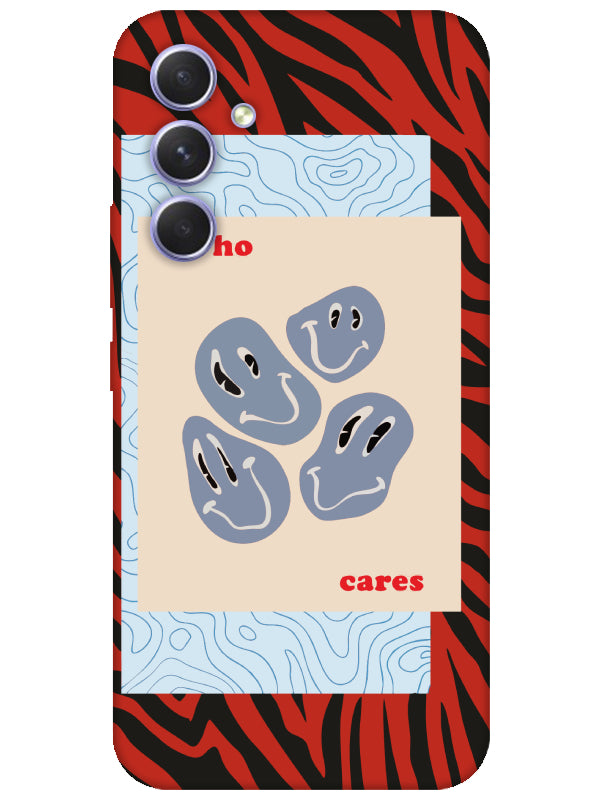 Samsung A54 Zebra Who Cares Telefon Kılıfı