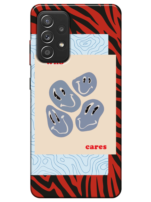 Samsung A72 Zebra Who Cares Telefon Kılıfı