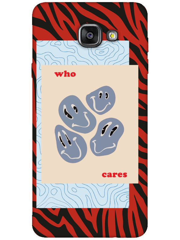Samsung A7 2016 Zebra Who Cares Telefon Kılıfı