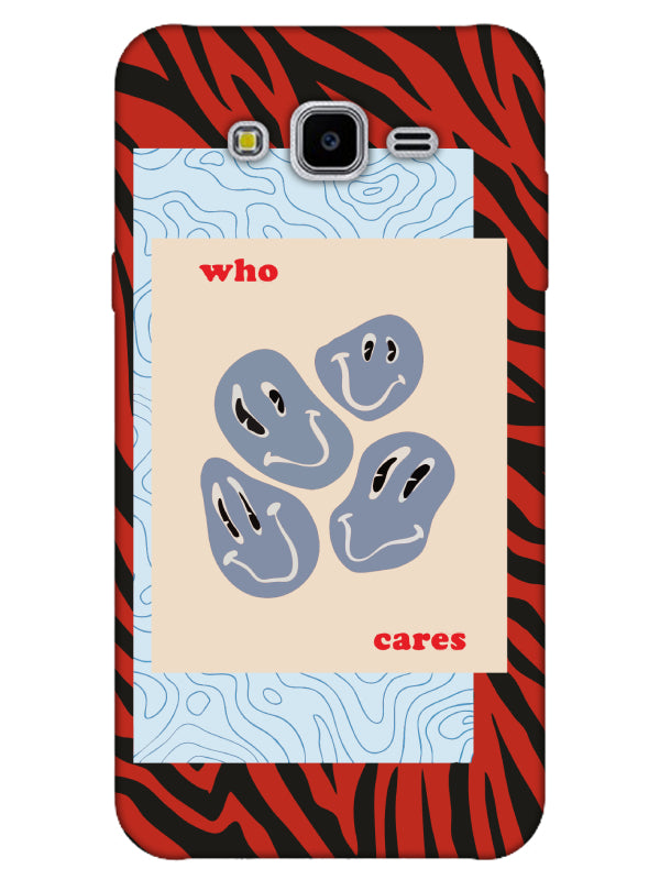 Samsung J7 Zebra Who Cares Telefon Kılıfı