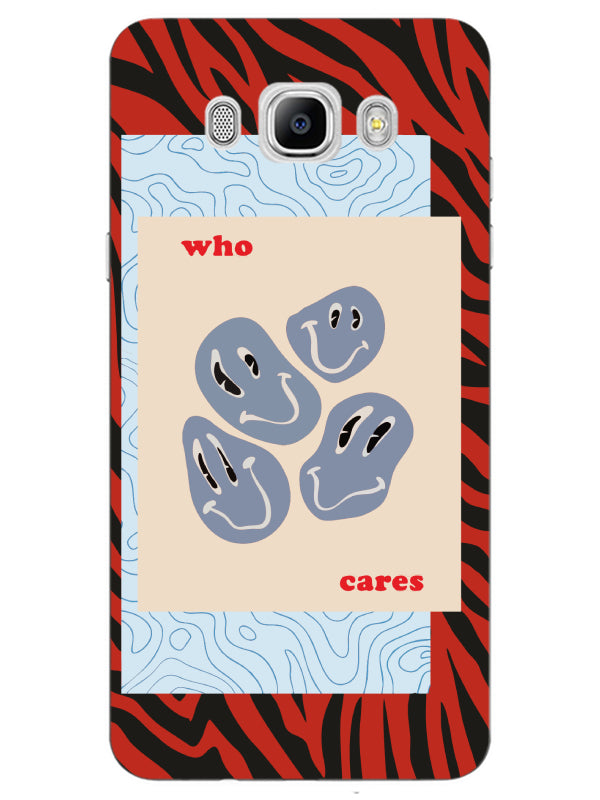 Samsung J7 2016 Zebra Who Cares Telefon Kılıfı