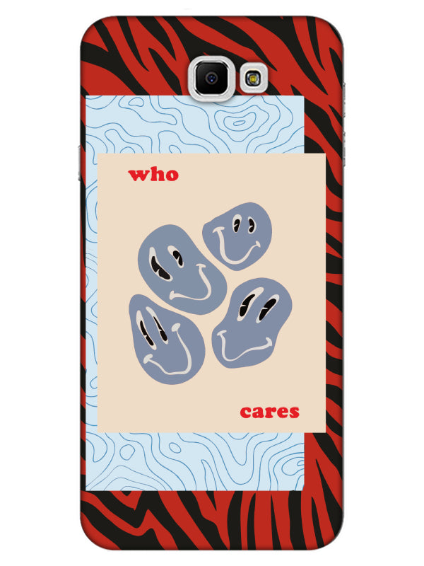 Samsung J7 Prime Zebra Who Cares Telefon Kılıfı