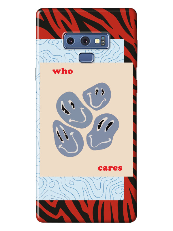 Samsung Note 9 Zebra Who Cares Telefon Kılıfı