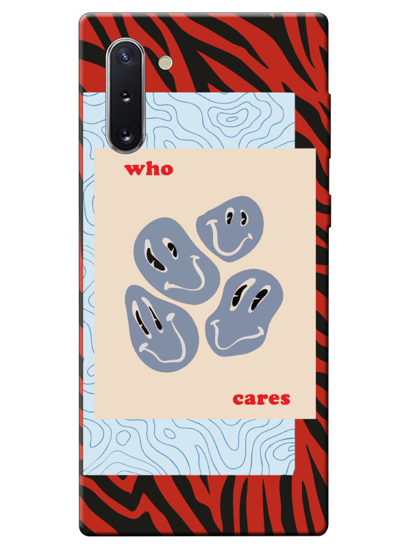 Samsung Note 10 Zebra Who Cares Telefon Kılıfı