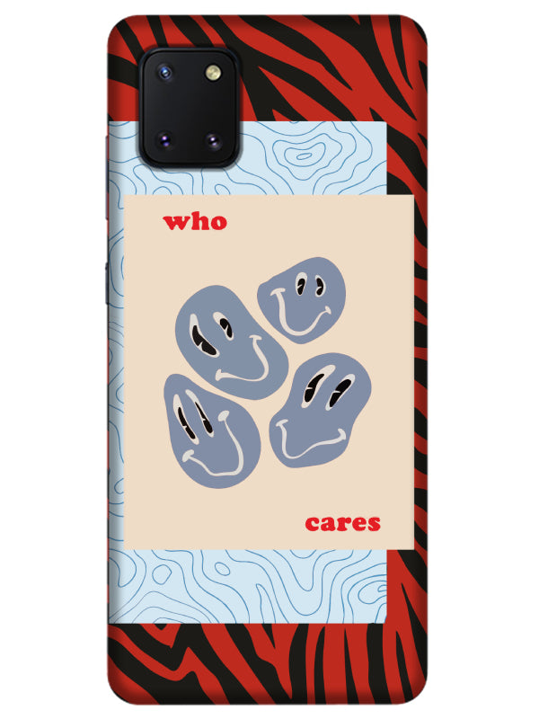 Samsung Note 10 Lite Zebra Who Cares Telefon Kılıfı