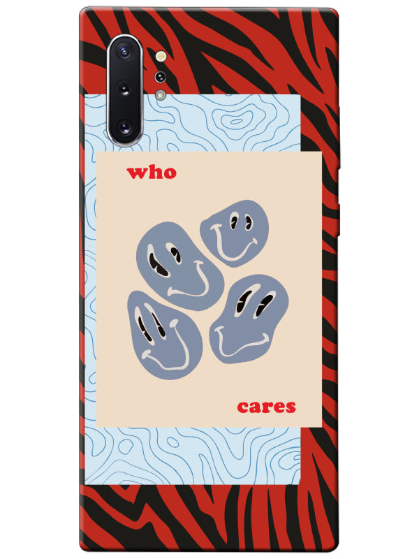 Samsung Note 10 Plus Zebra Who Cares Telefon Kılıfı
