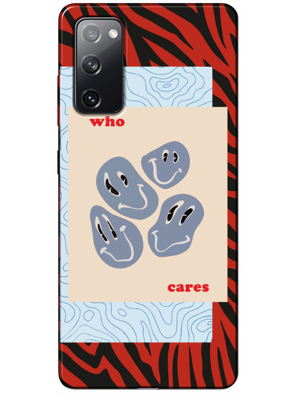Samsung S20 Fe Zebra Who Cares Telefon Kılıfı