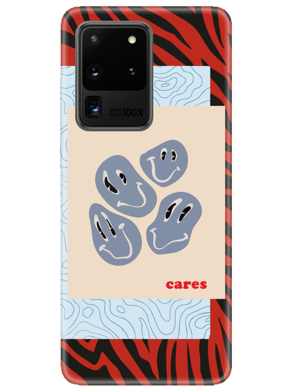 Samsung S20 Ultra Zebra Who Cares Telefon Kılıfı