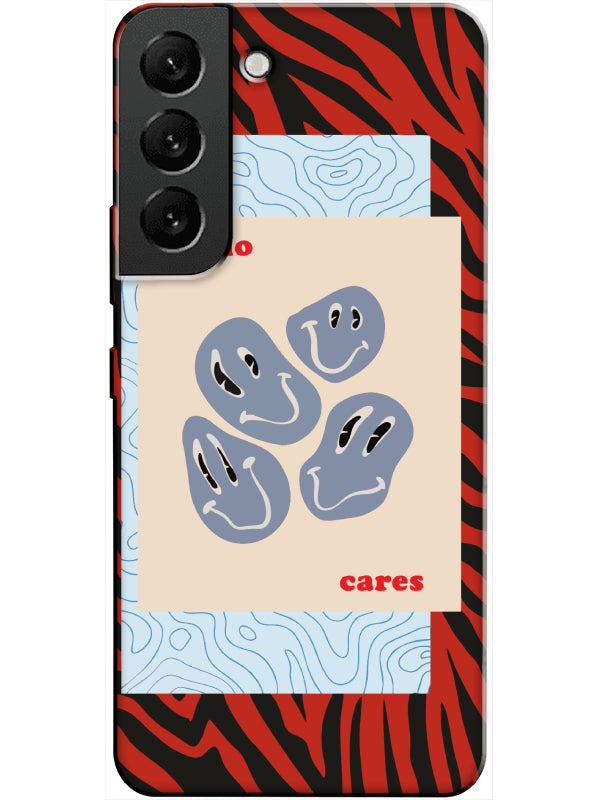 Samsung S22 Plus Zebra Who Cares Telefon Kılıfı