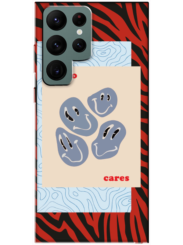 Samsung S22 Ultra Zebra Who Cares Telefon Kılıfı