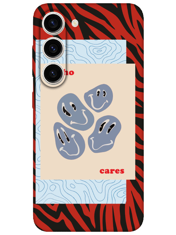 Samsung S23 Plus Zebra Who Cares Telefon Kılıfı