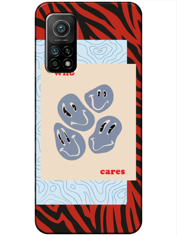 Xiaomi Mi 10T Zebra Who Cares Telefon Kılıfı