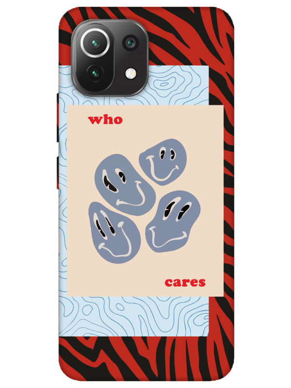 Xiaomi Mi 11 Lite Zebra Who Cares Telefon Kılıfı