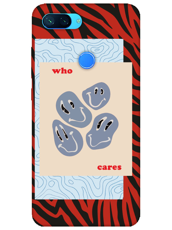 Xiaomi Mi 8 Lite Zebra Who Cares Telefon Kılıfı