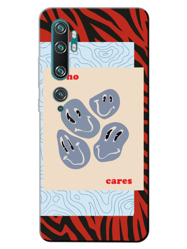 Xiaomi Mi Note 10 Zebra Who Cares Telefon Kılıfı