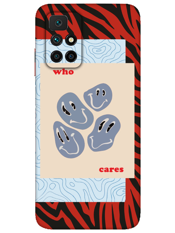 Redmi 10 Zebra Who Cares Telefon Kılıfı