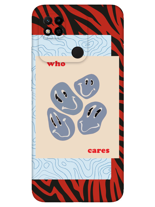 Redmi 10A Zebra Who Cares Telefon Kılıfı