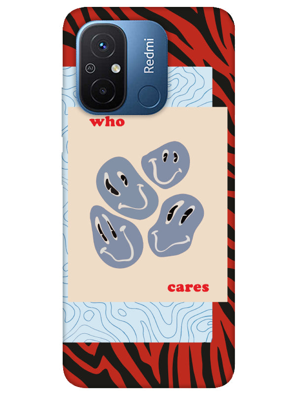 Redmi 12C Zebra Who Cares Telefon Kılıfı