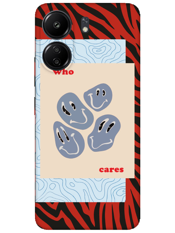 Redmi 13c Zebra Who Cares Telefon Kılıfı