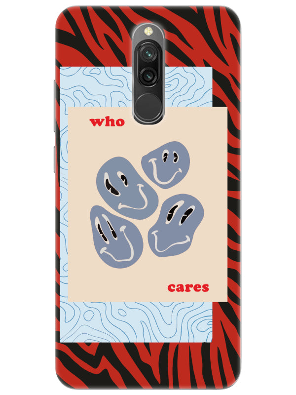 Redmi 8 Zebra Who Cares Telefon Kılıfı