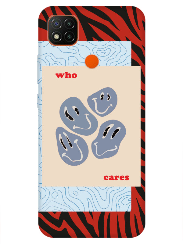 Redmi 9c Zebra Who Cares Telefon Kılıfı
