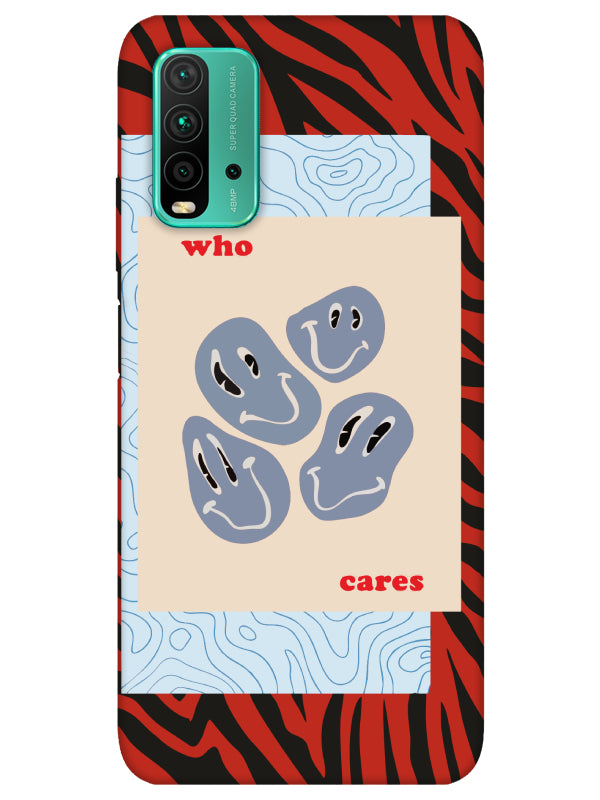 Redmi 9T Zebra Who Cares Telefon Kılıfı