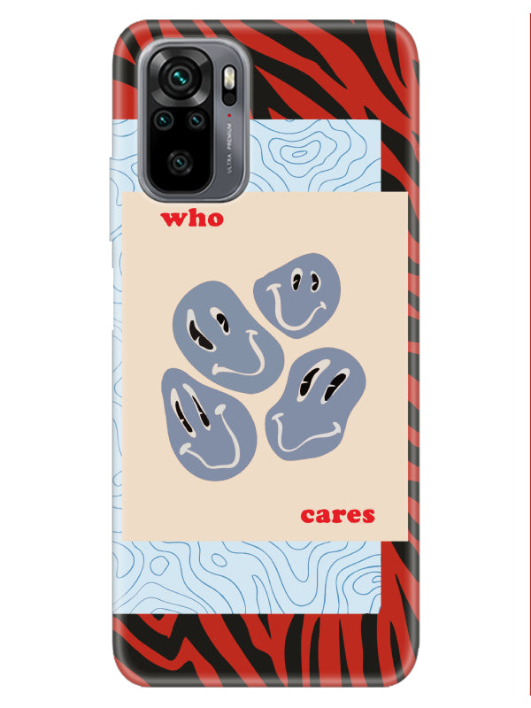 Redmi Note 10S Zebra Who Cares Telefon Kılıfı
