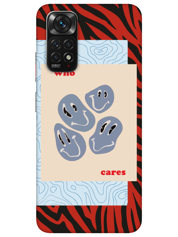 Redmi Note 11S Zebra Who Cares Telefon Kılıfı