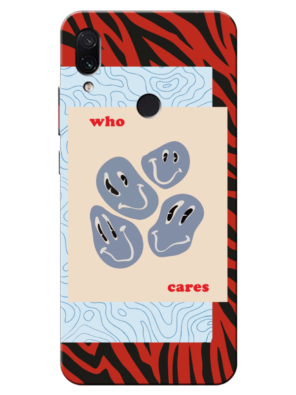 Redmi Note 7 Zebra Who Cares Telefon Kılıfı