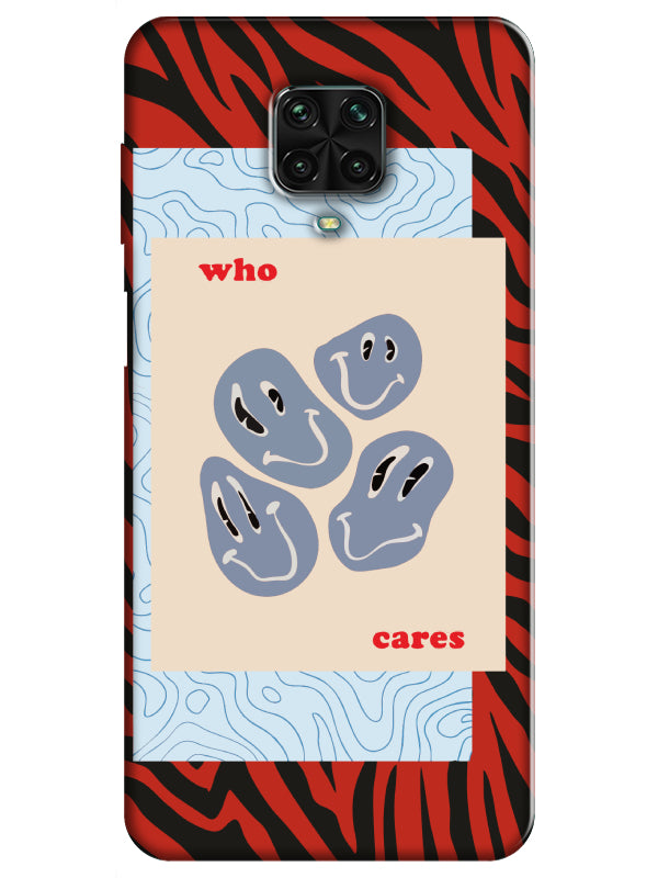Redmi Note 9S Zebra Who Cares Telefon Kılıfı