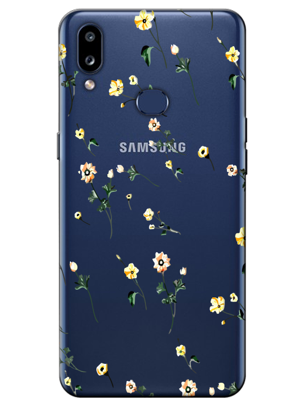 Samsung%20A10s%20Çiçekli%20Şeffaf%20Telefon%20Kılıfı