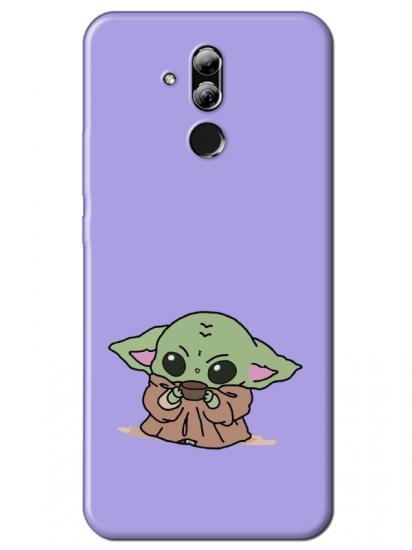 Huawei Mate 20 Lite Baby Yoda Lila Telefon Kılıfı