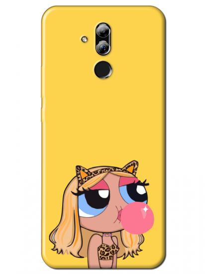 Huawei Mate 20 Lite Powerpuff Girls Sarı Telefon Kılıfı