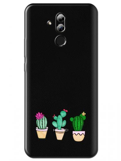 Huawei Mate 20 Lite Kaktüs Şeffaf Telefon Kılıfı
