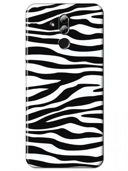 Huawei Mate 20 Lite Zebra Desen Siyah Telefon Kılıfı