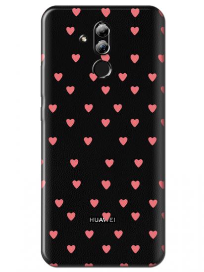 Huawei Mate 20 Lite Minik Kalpler Şeffaf Telefon Kılıfı