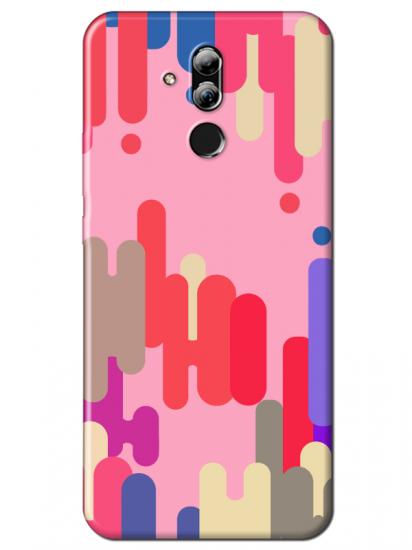 Huawei Mate 20 Lite Pop Art Pembe Telefon Kılıfı