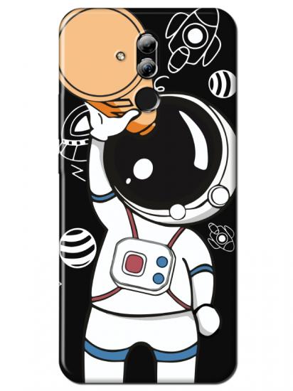 Huawei Mate 20 Lite Astronot Siyah Telefon Kılıfı