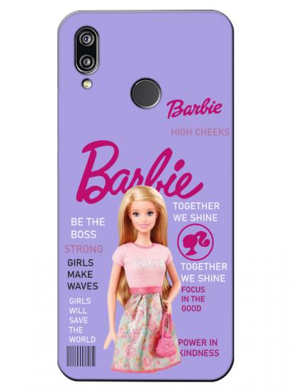 Huawei P20 Lite Barbie Lila Telefon Kılıfı