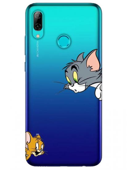 Huawei P Smart 2019 Tom And Jerry Şeffaf Telefon Kılıfı